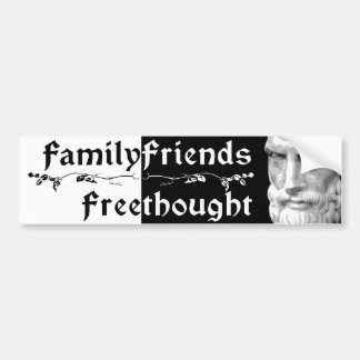 Pegatina Para Coche Epicurus: Amigos Freethought 2 de la familia
