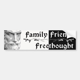 Pegatina Para Coche Epicurus: Amigos Freethought de la familia