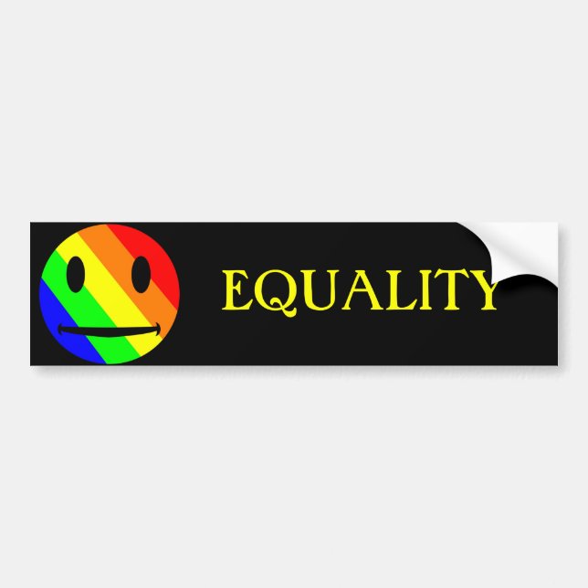 Pegatina Para Coche EQUALITY Bumper Sticker (Frente)
