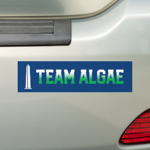 Pegatina Para Coche Equipo Algas Estanque Reflectante Divertido Anti-T