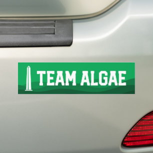 Pegatina Para Coche Equipo Algas Estanque Reflectante Divertido Anti-T