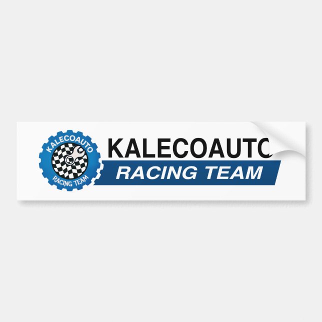 Pegatina Para Coche Equipo de Carreras (Frente)