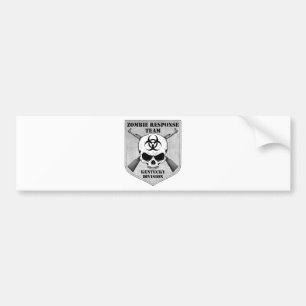 Pegatina Para Coche Equipo de la respuesta del zombi: División de
