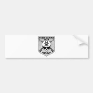 Pegatina Para Coche Equipo de la respuesta del zombi: División de