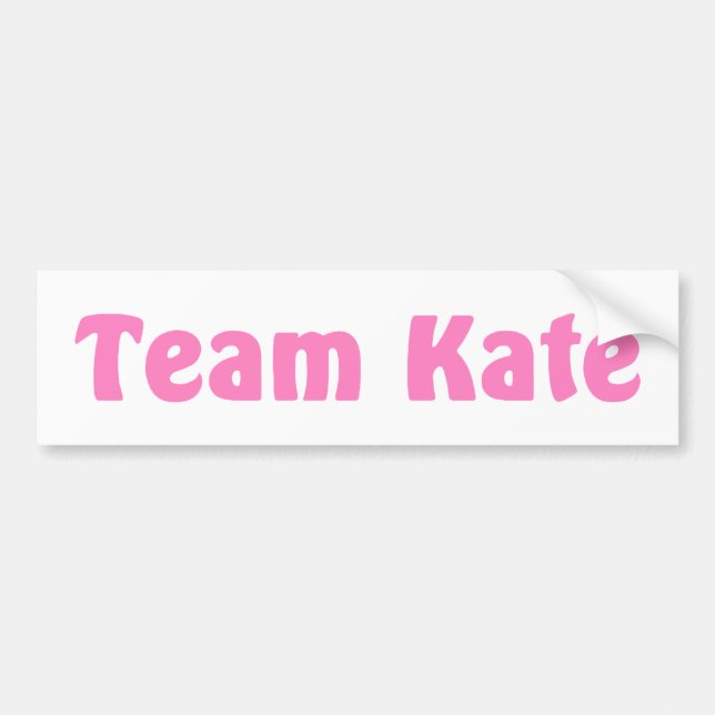 Pegatina Para Coche Equipo Kate (Frente)