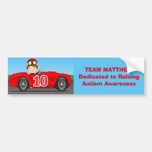 Pegatina Para Coche Equipo Matthew que aumenta conciencia del autismo