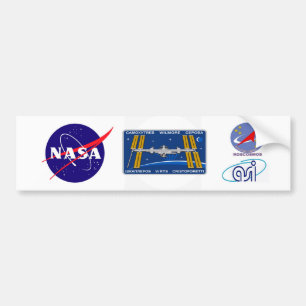 Pegatina Para Coche Equipos del ISS: Expedición 42