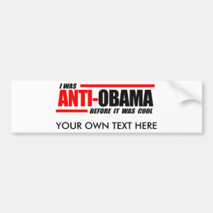 Pegatina Para Coche Era Anti-Obama antes de que fuera fresco