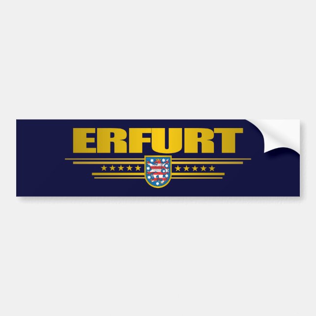 Pegatina Para Coche Erfurt (Frente)