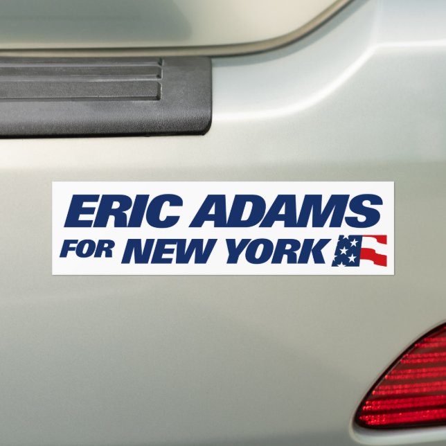 Pegatina Para Coche Eric Adams para alcalde de NYC 2025 (en coche)