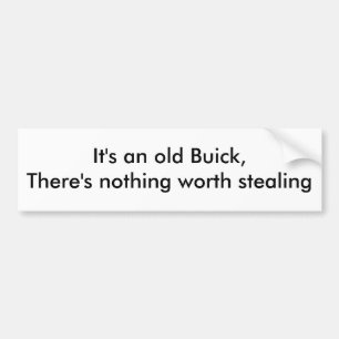 Pegatina Para Coche "Es Buick viejo… "
