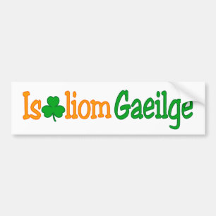 Pegatina Para Coche Es el parachoque del gaeilge del liom del breá