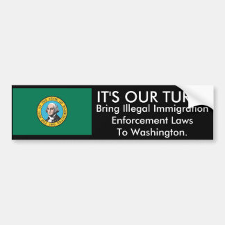 Pegatina Para Coche Es NUESTRA VUELTA, Washington