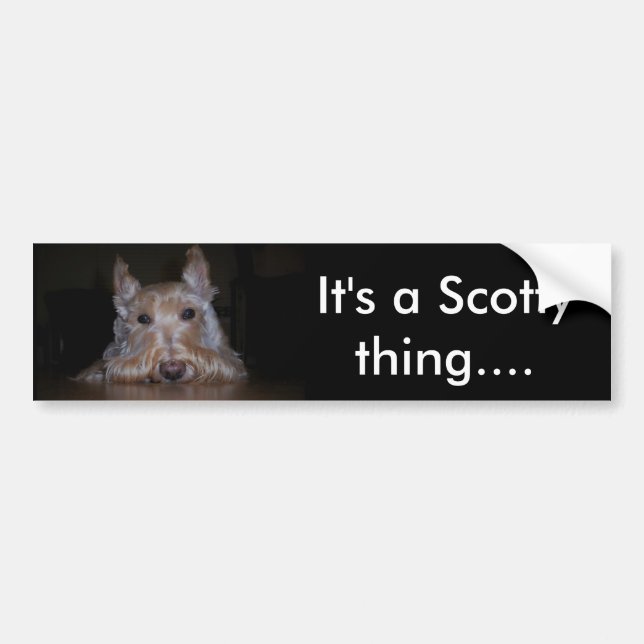 Pegatina Para Coche Es una cosa de Scotty… (Frente)