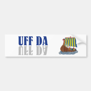 Pegatina Para Coche Escandinavo divertido Viking de UFF DA