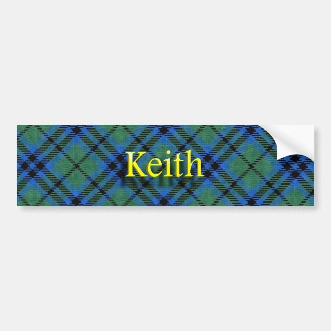 Pegatina Para Coche Escocés de Keith del clan (Frente)