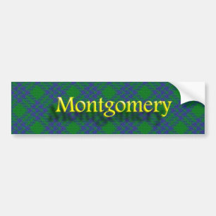 Pegatina Para Coche Escocés de Montgomery del clan