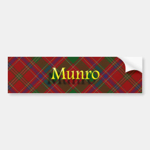 Pegatina Para Coche Escocés de Munro del clan