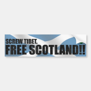 Pegatina Para Coche ¡Escocia libre!!