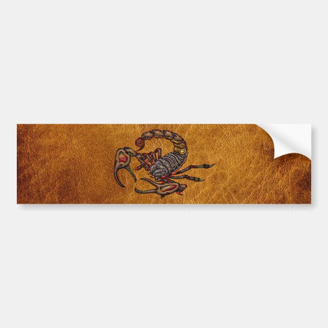 Pegatina Para Coche Escorpión (Frente)