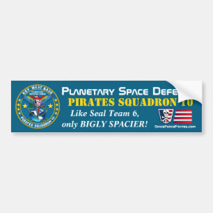 Pegatina Para Coche Escuadrón de Piratas