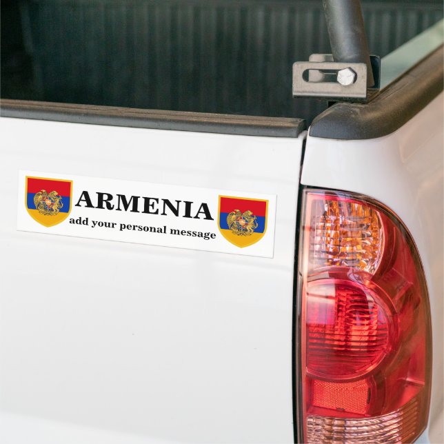 Pegatina Para Coche Escudo de armas de Armenia (En Camión)