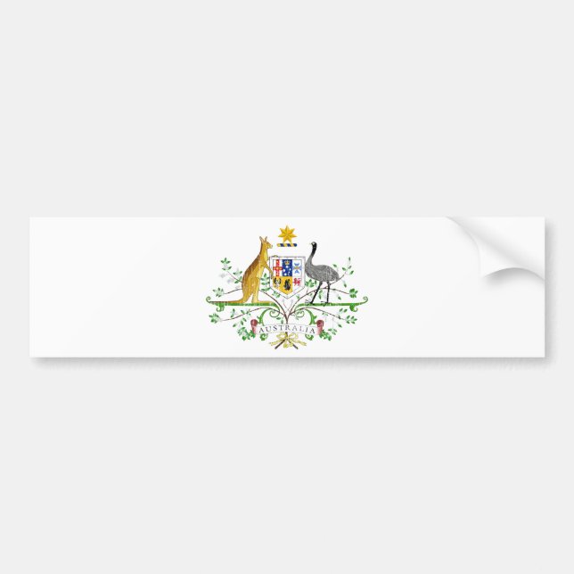 Pegatina Para Coche Escudo de armas de Australia (Frente)