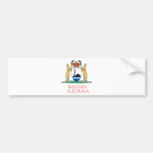 Pegatina Para Coche Escudo de armas de Australia Occidental