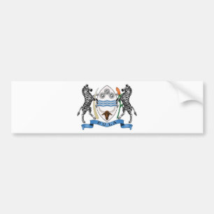 Pegatina Para Coche Escudo de armas de Botswana