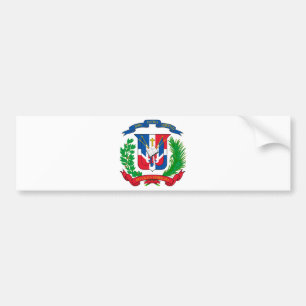 Pegatina Para Coche Escudo de armas de la República Dominicana