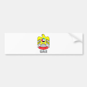 Pegatina Para Coche Escudo de armas de los Uae