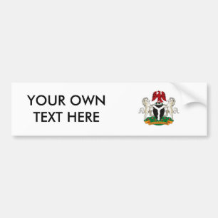 Pegatina Para Coche Escudo de armas de Nigeria