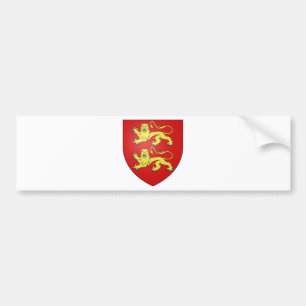 Pegatina Para Coche Escudo de armas de Normandía (Francia)