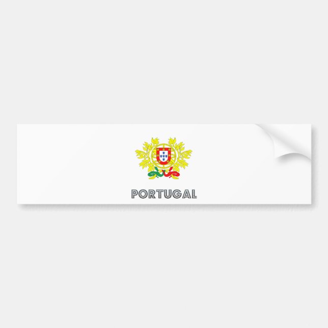 Pegatina Para Coche Escudo de armas de Portugal (Frente)
