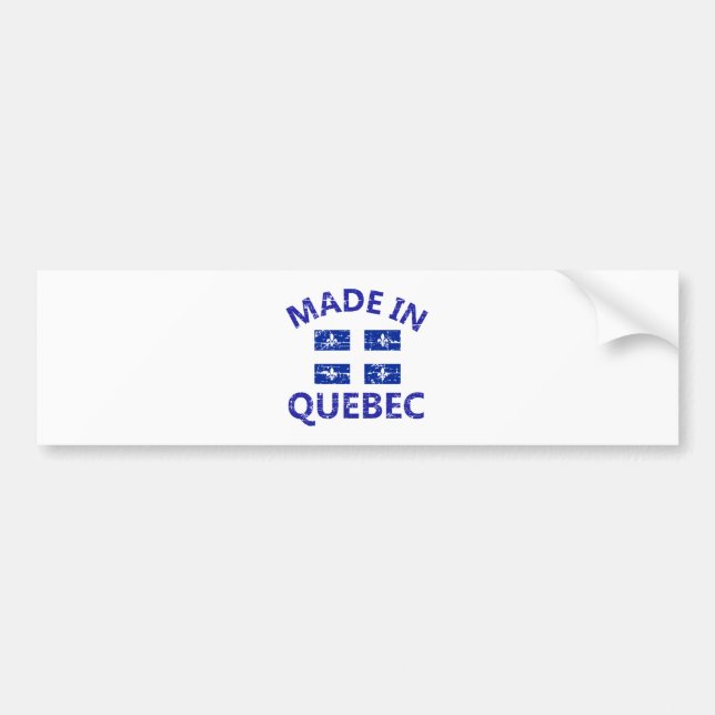 Pegatina Para Coche Escudo de armas de Quebec (Frente)
