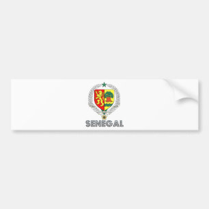 Pegatina Para Coche Escudo de armas de Senegal