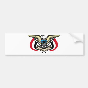 Pegatina Para Coche Escudo de armas de Yemen