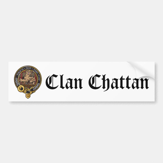 Pegatina Para Coche Escudo de Chattan del clan (Frente)