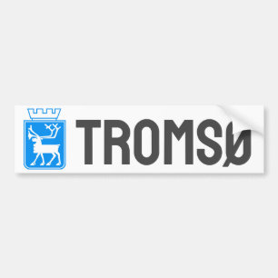 Pegatina Para Coche Escudo de Tromsø, NORUEGA