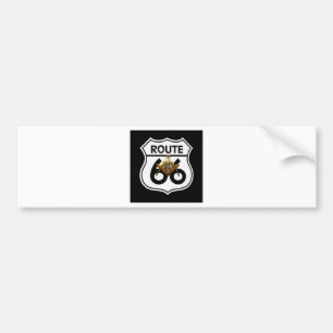 Pegatina Para Coche Escudo masónico de la ruta 66