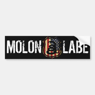 Pegatina Para Coche escudo, MOLON, LABE