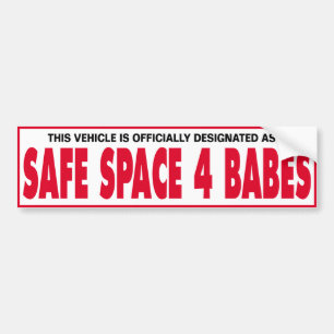 PEGATINA PARA COCHE ESPACIO SEGURO 4 BEBÉS