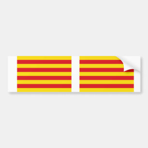 Pegatina Para Coche España: La Senyera Cataluña