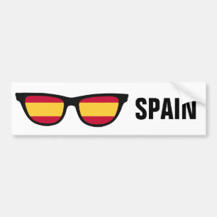 Pegatina Para Coche España sombrea el bumpersticker de encargo del