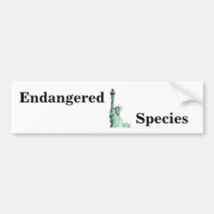 Pegatina Para Coche Especies en peligro de extinción