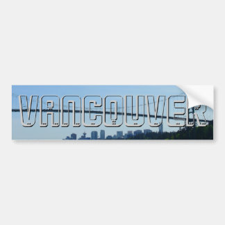 Pegatina Para Coche Espectro de parachoques de Vancouver
