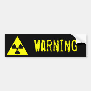 Pegatina Para Coche espectro Warning