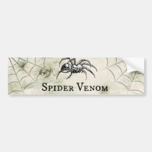 Pegatina Para Coche Espeluznante Venom Halloween Car Bumper Sticker