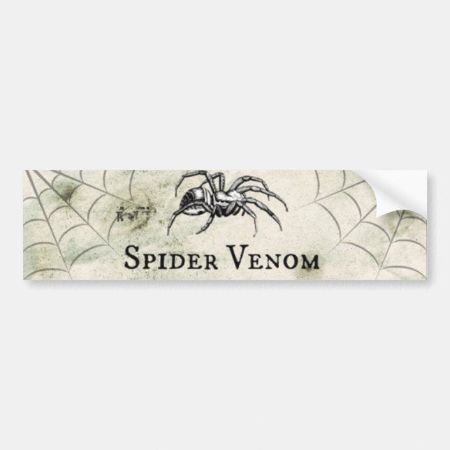 Pegatina Para Coche Espeluznante Venom Halloween Car Bumper Sticker (Frente)