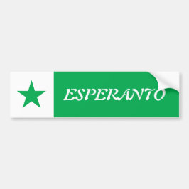 Pegatina Para Coche Esperanto,